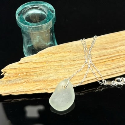 Seafoam Sea Glass Pendant