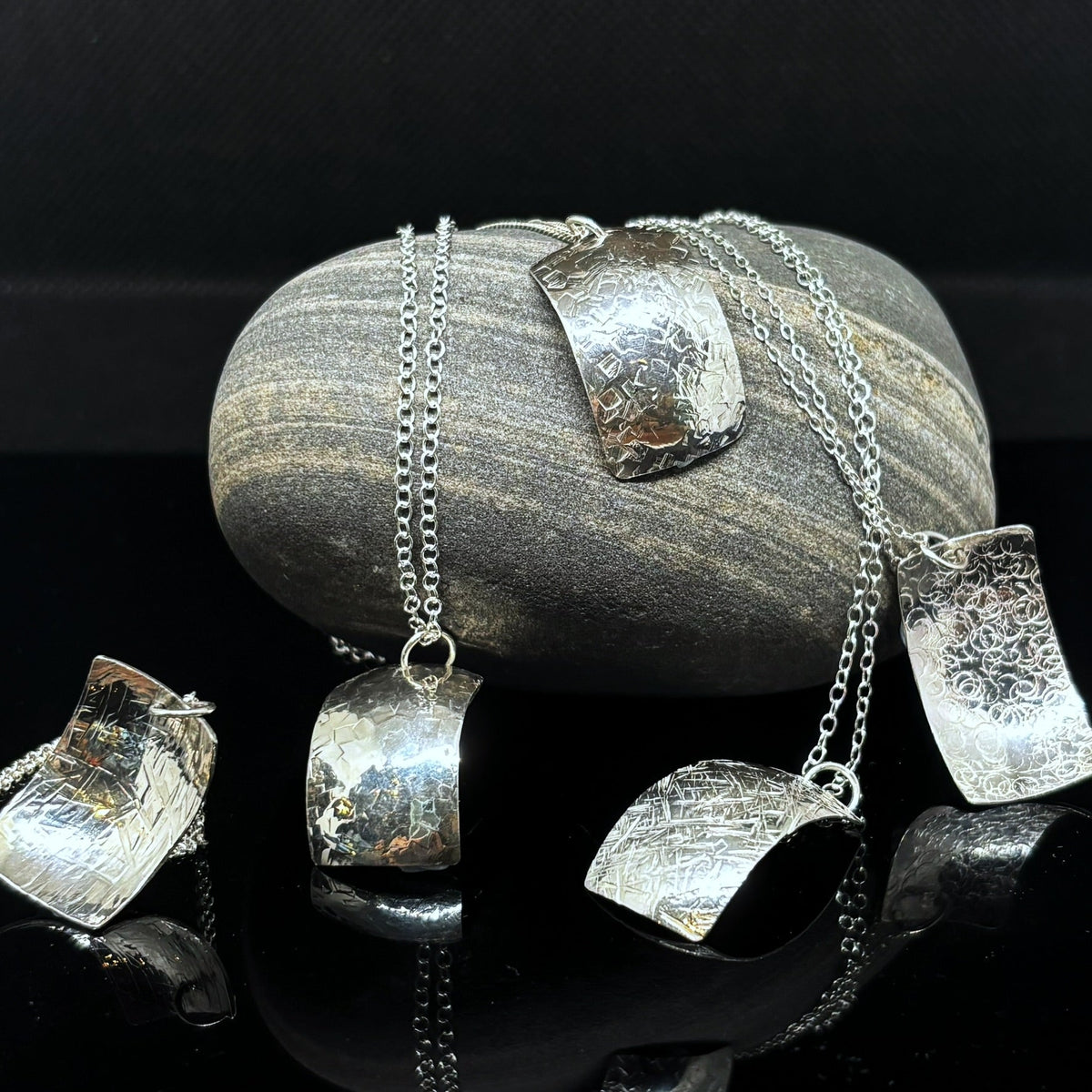 Textured Sterling Silver