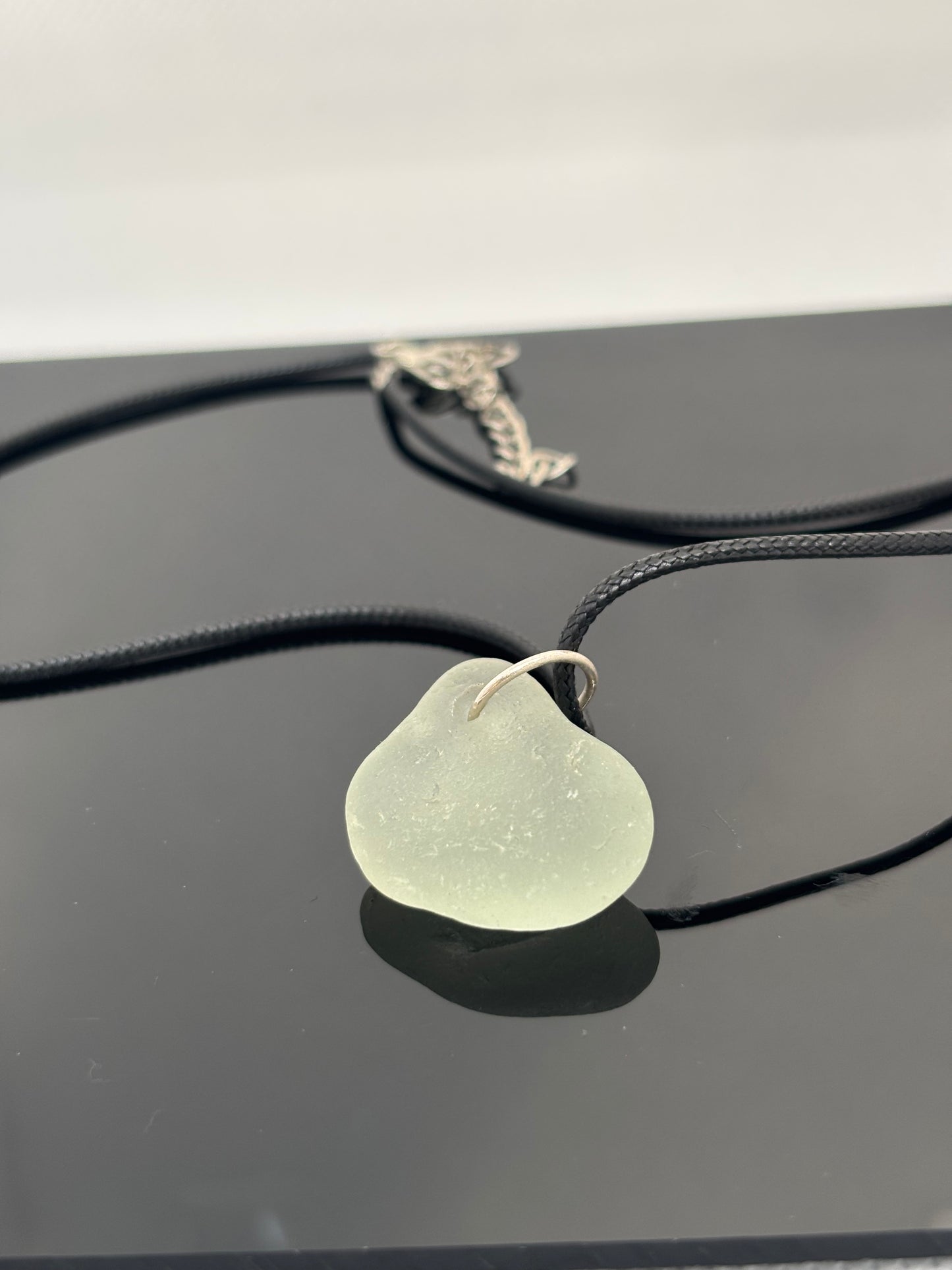 Seafoam Sea Glass Pendant