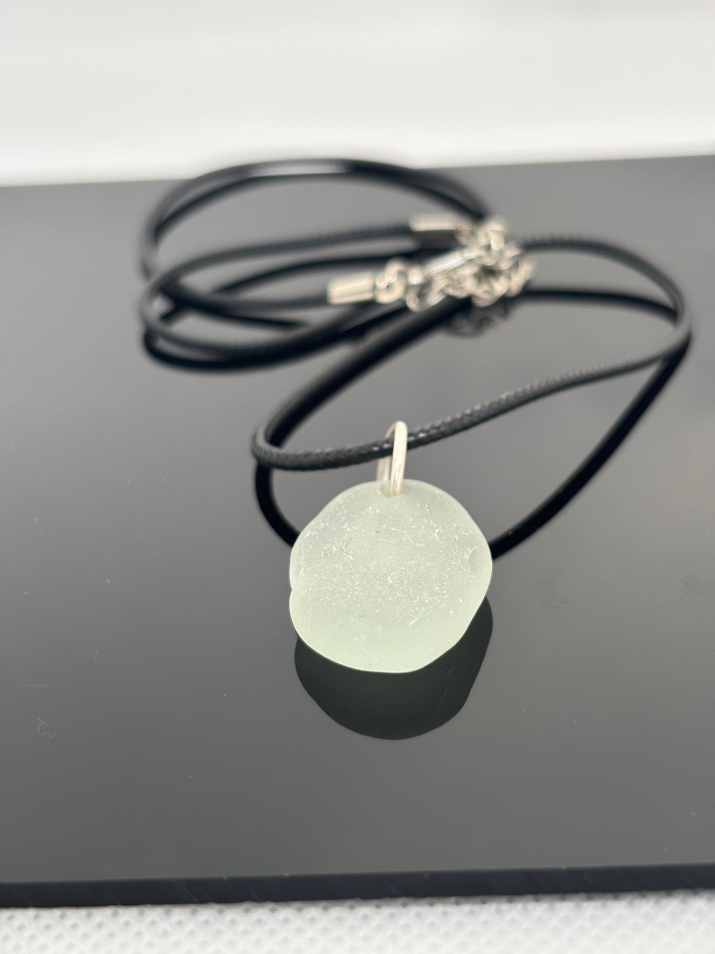 Seafoam Sea Glass Pendant
