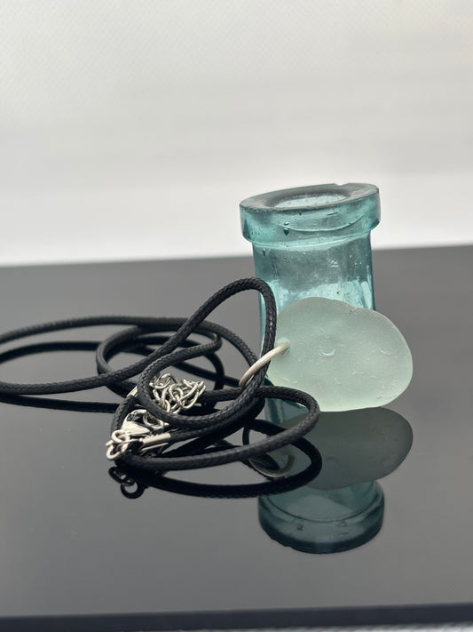 Seafoam Sea Glass Pendant