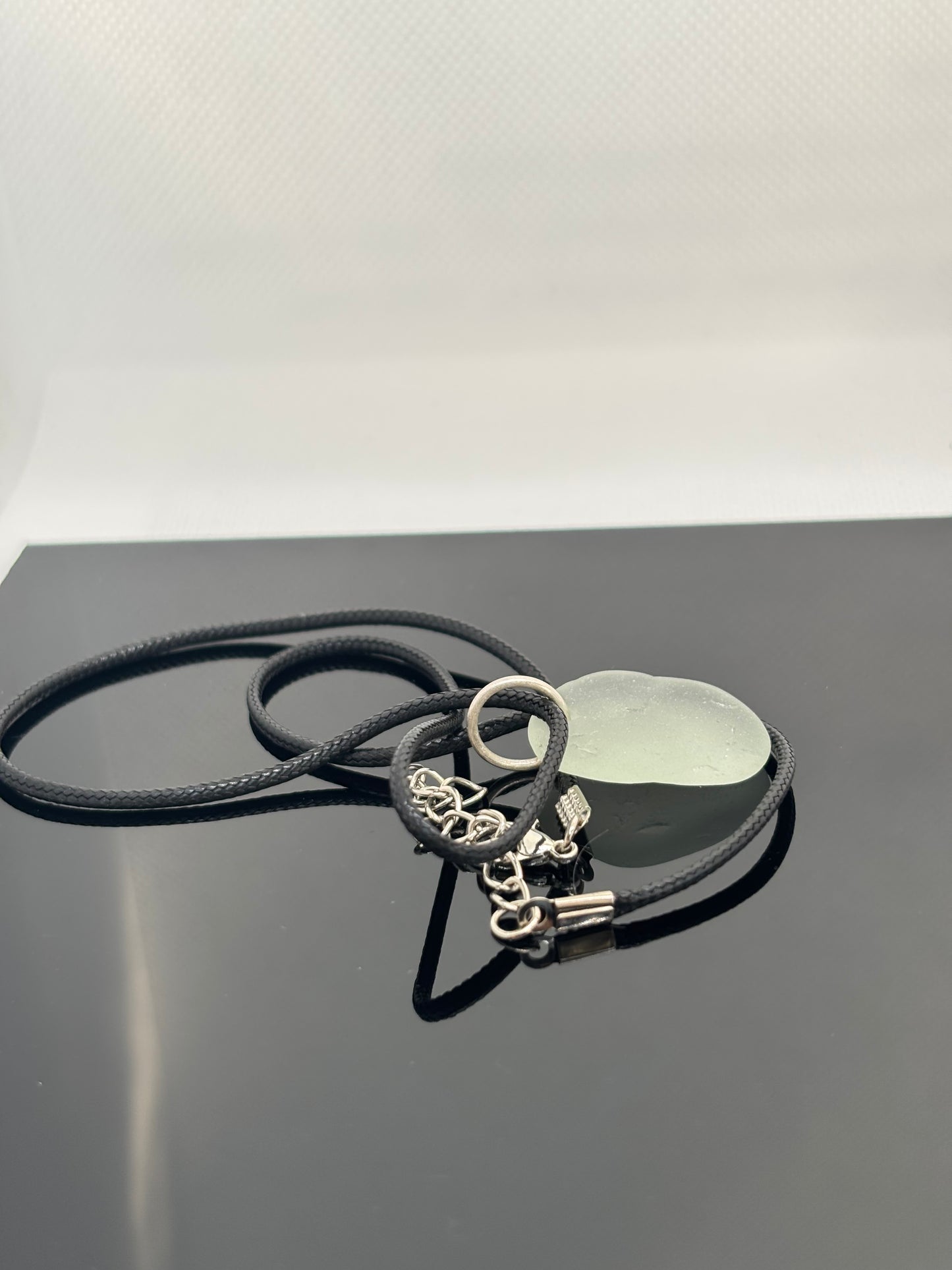 Seafoam Sea Glass Pendant