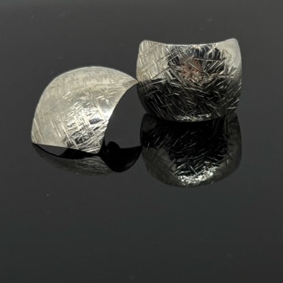 Textured Convex Earrings