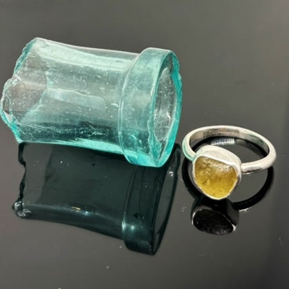 Seaham sea glass ring