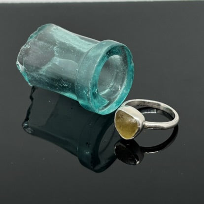Seaham sea glass ring
