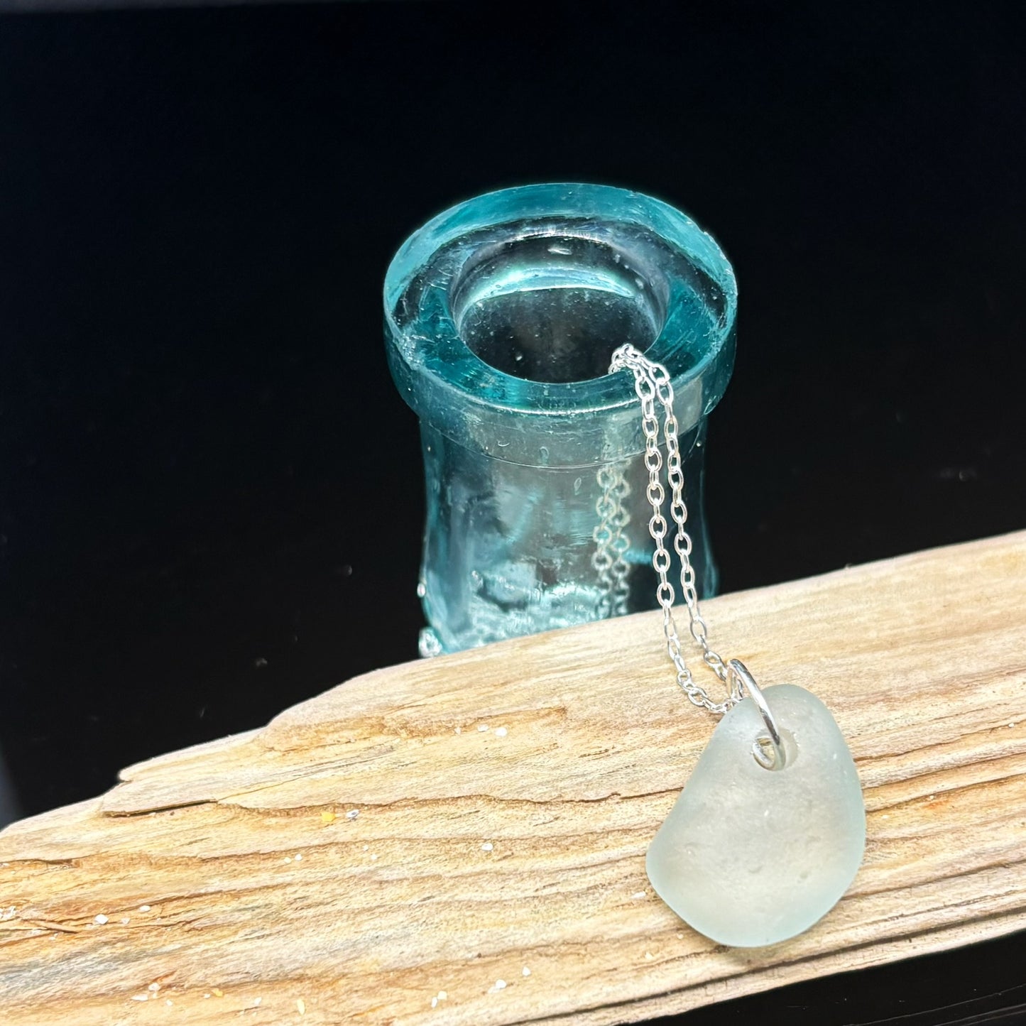 Seafoam Sea Glass Pendant