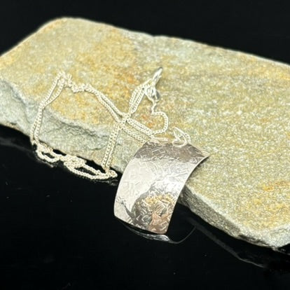 Rectangular Textured Pendant
